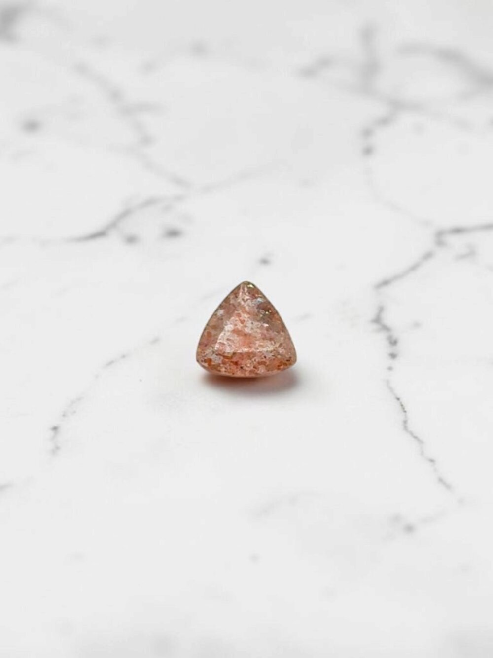1.04 Carat Triangular Sunstone Gemstone